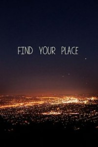 finding your place