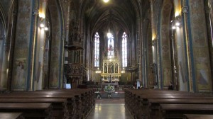 Inside Saint Peter and Paul Basilica in Vyšehrad. Taken by Jainita Patel.  